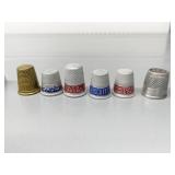 METAL THIMBLES W/ BISCUIT CO. MONITOR ORANGE CO.