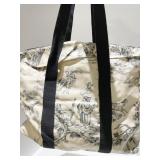 VINYL TRAVEL BAG ZIPPER TOP