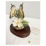 STEFANI PAPILIO GLAUCUS FIGURINE, CHIPPED