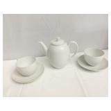 TEA POT, CUPS, SAUCERS MADE IN GERMANY