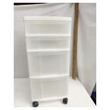 PLASTIC 4 DRAWER STORAGE
