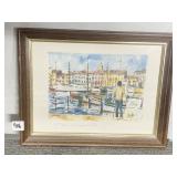 PRINT ST TROPEZ BY JH SUAIN 14 X 11