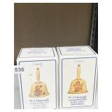HUMMEL ANNUAL BELLS 1982 & 1983 W/ BOXES