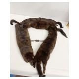 MINK STOLE MONOGRAMMED