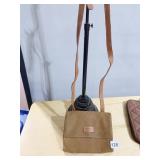 BROWN PARIS COURREGES LONG STRAP PURSE