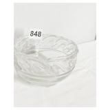 TIFFANY AND COMPANY CRYSTAL BOWL 3" H