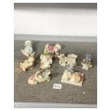 CALICO KITTEN FIGURINES