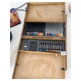 ARTIST TRAVEL BOX W/ SUPPLIES