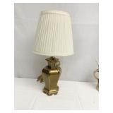 BRASS; LAMP 16" H