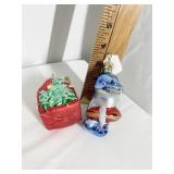 GERMAN INGE GLASS CHRISTMAS ORNAMENTS