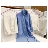 L L BEAN ZIPPER FRONT P M ROBE, 3 PAIRS APPLESEED