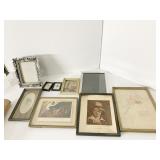 LARGE GROUP OF PICTURES IN FRAMES