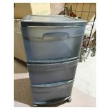 3 DRAWER ROLLING ORGANIZER