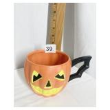 DEPT. 56 CAT IN THE PUMPKIN MUG NEW