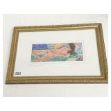 GLAZED TILE UNDER GLASS "DREAMING OF MORACCO BY