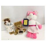 BOYD BEAR, MISS MAY DOLL, NURSE CAT