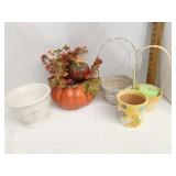 PLANTERS, EASTER BASKETS, PUMPKIN