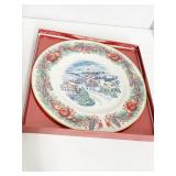 LENOX VILLAGE AROUND THE WORLD PLATE 2000 NIB