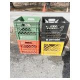 4 STACKING CRATES