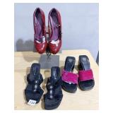 3 PAIRS OF SHOES INCL. DKNY JEANS