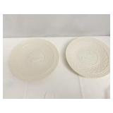 BELLEEK CHRISTMAS PLATES 1977, 1982
