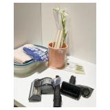 CROCK, BAKERY RODS, FOOD STORAGE, SOCKS, CARD