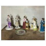 AVON SALES AWARD PORCELAIN WOMEN FIGURINES