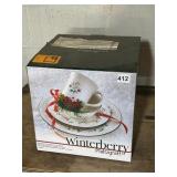 16 PC PFALTZGRAFF WINTERBERRY DISH SET IN OB