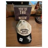 YOUï¿½RE THE MAN LIGHTED SIGN, NRA BASEBALL HAT