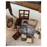 TASTEFULLY SIMPLE COOKBOOK EASEL. COIN WRAPPERS,