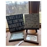 DECORATIVE SIGNS