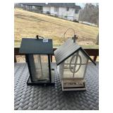 2 LARGE BIRD FEEDERS