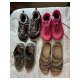 NIKE HOT PINK 8.5 SNEAKERS, SZ 8 SKETCHERS SHAPE