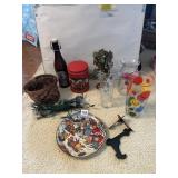 NESTING CAN SET, VINTAGE CHRISTMAS LIGHTS WITH