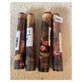 4 ROLLS OF CRACKER BARREL APPLES WALLPAPER