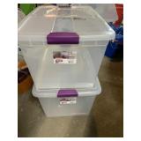 STERLITE 66 QUART CLEARVIEW LATCH 2 STORAGE
