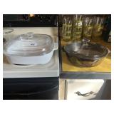 VINTAGE BAKING DISHES WITH LIDS