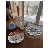 CAMPBELLS SOUP PLATE, DEVILED EGG PLATE, ANGEL