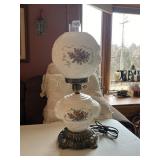 ANTIQUE PHOENIX GONE WITH THE WIND PARLOR LAMP