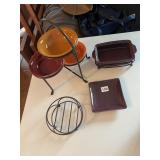 TASTEFULLY SIMPLE 3 TIER APPETIZER SERVER, IRON