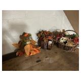 FALL THEME FLOWER ARRANGEMENTS, PUMPKIN TEDDY