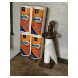 PAPER TOWELS AND TOWEL HOLDER