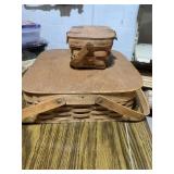 TWO PICNIC BASKETS BY LONGABERGER