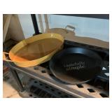 TASTEFULLY SIMPLE BAKING DISH, YELLOW OVAL TRAY
