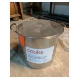 COOKS 16 QUART STAINLESS STEEL STOCK POT WITH LID