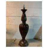 BROWN LAMP NO SHADE