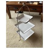 PAMPERED CHEF 3 TIER APPETIZER SERVING DISH