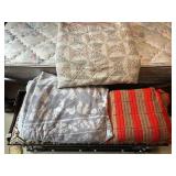 LARGE FLEECE FOREST CREATURE BLANKET, CROCHETED