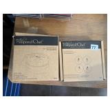 NEW PAMPERED CHEF CLOSE & CUT  & SET OF 4 SNOWMAN