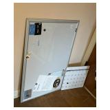 LARGE WHITE BOARD AND SMALLER WHITE BOARD